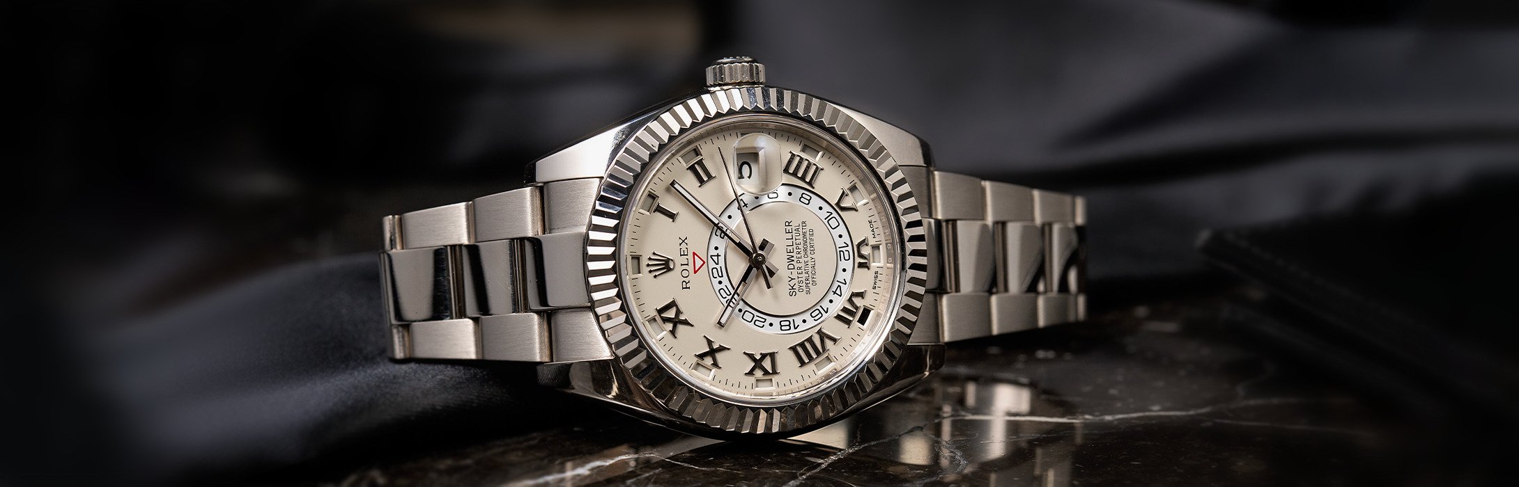 The White Gold Rolex Sky-Dweller ref. 326939 - Bob's Watches