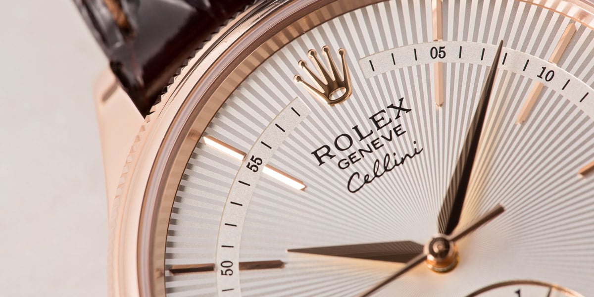 Rolex Cellini Platinum 35mm MOP Stick and Arabic Dial Watch Reference# –  Happy Jewelers