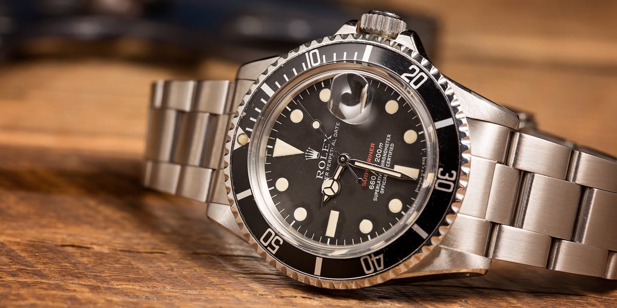 Characteristics of the Reference 1680 Red Submariner - Bob's Watches