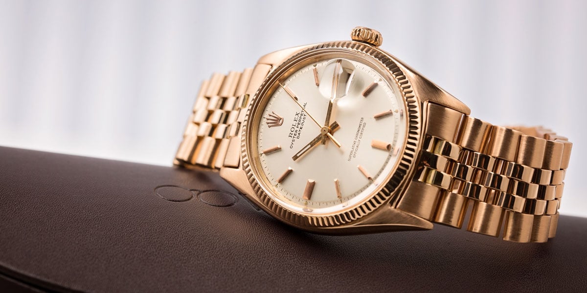 The Rolex Rose Gold Datejust 1601 - Bob's Watches