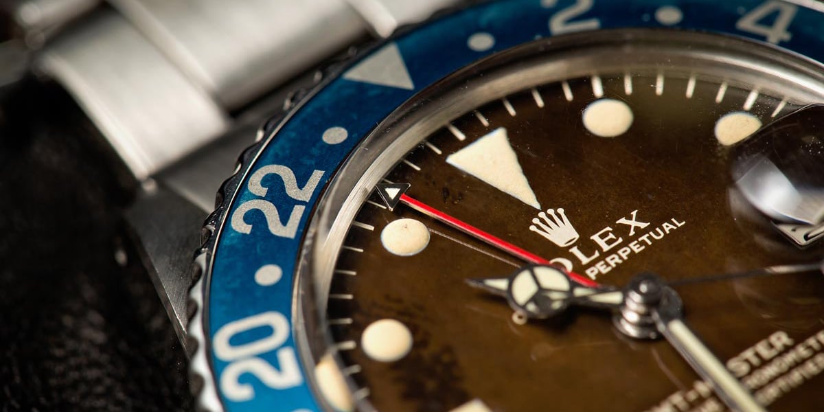 How Is a Rolex Price Determined for a Pre-Owned Watch? Vintage GMT-Master Tropical Dial Pepsi Bezel