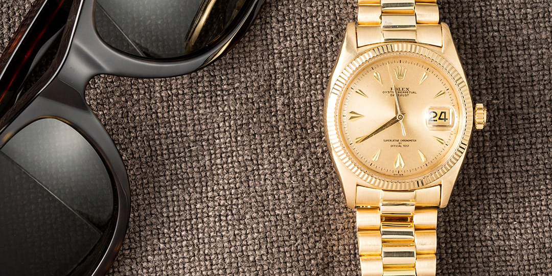 rolex champagne dial gold