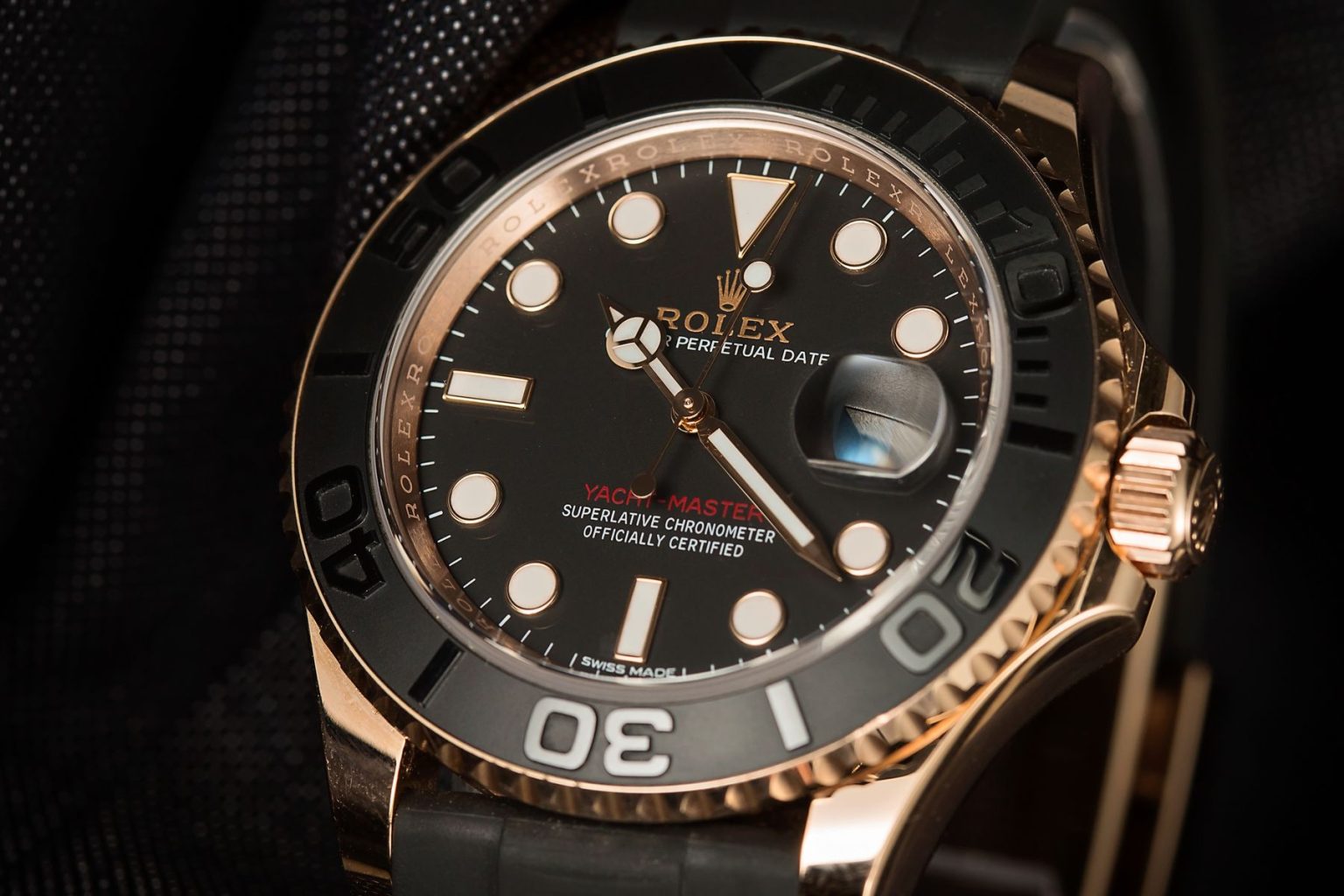 how to use yacht master bezel