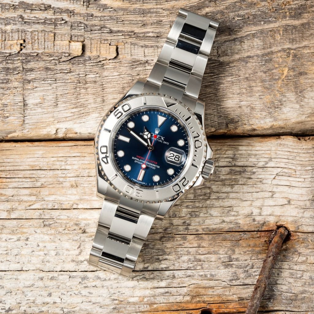 rolex yachtmaster blue dial review