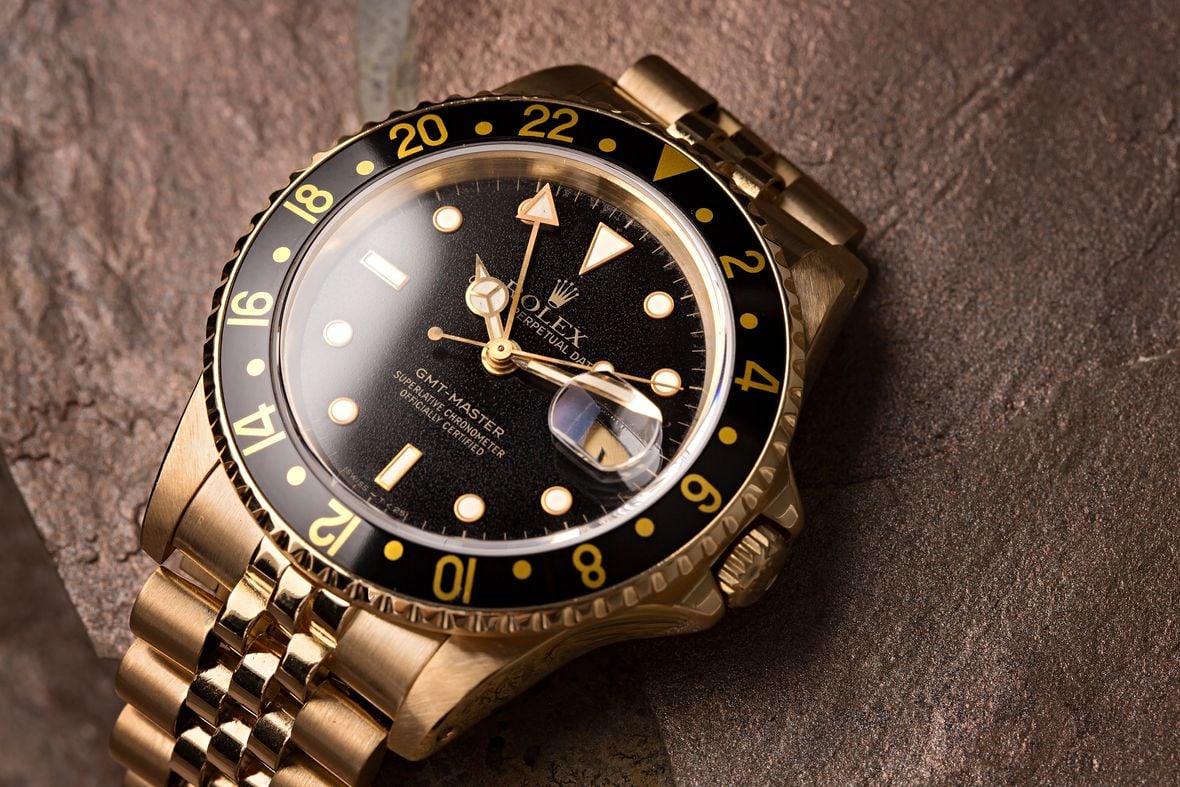 Determine Rolex Age with Serial Number Vintage GMT-Master 18k Gold