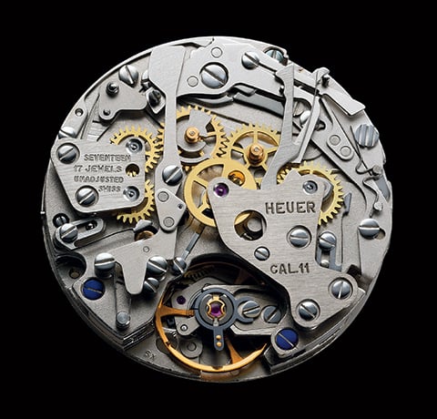 The Heuer Calibre 11 Movement