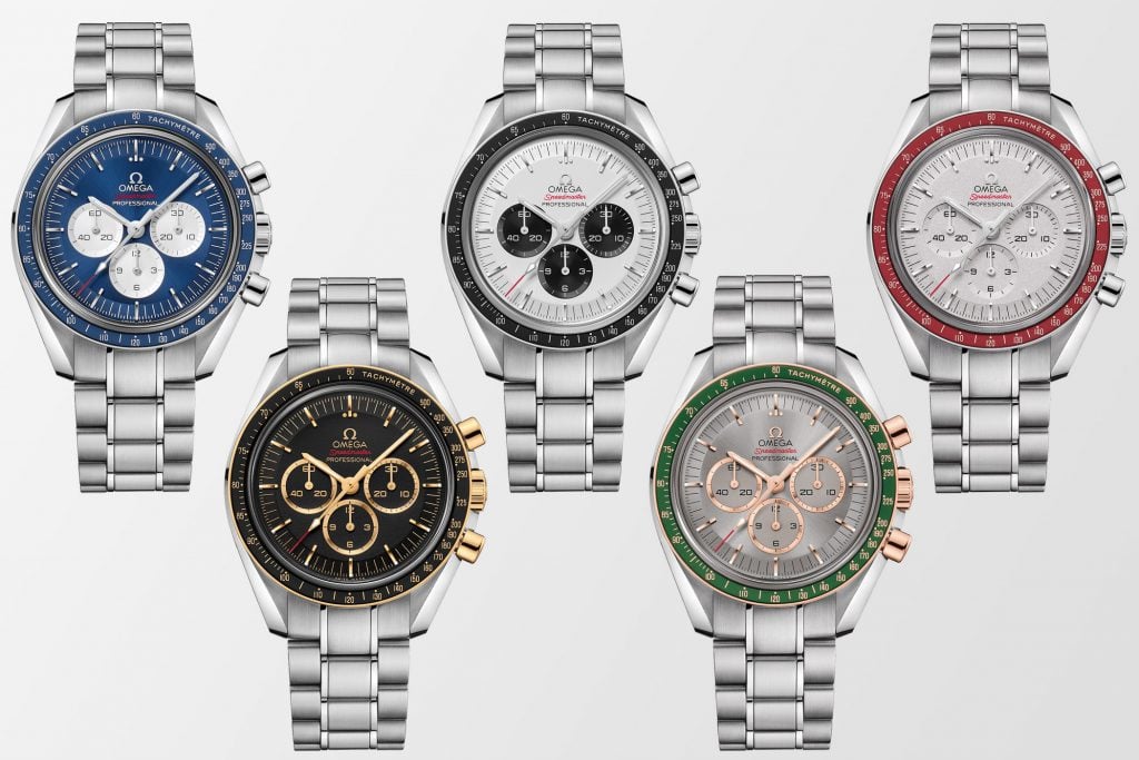 Omega released 5 new Speedmasters in anticipation of the Tokyo 2020 Olympics