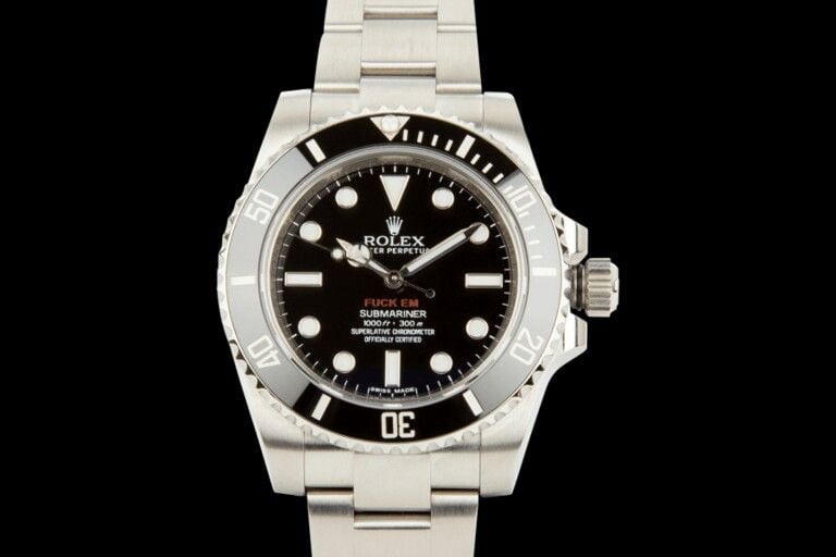 These custom Rolex watches were never released to the public