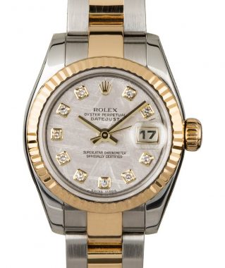 Ladies’ Rolex Watches with Stone Dials - Bob's Watches