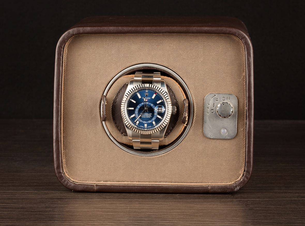 Automatic Watch Winder For Rolex Mechanical Shaker Single Watch Box Rotator