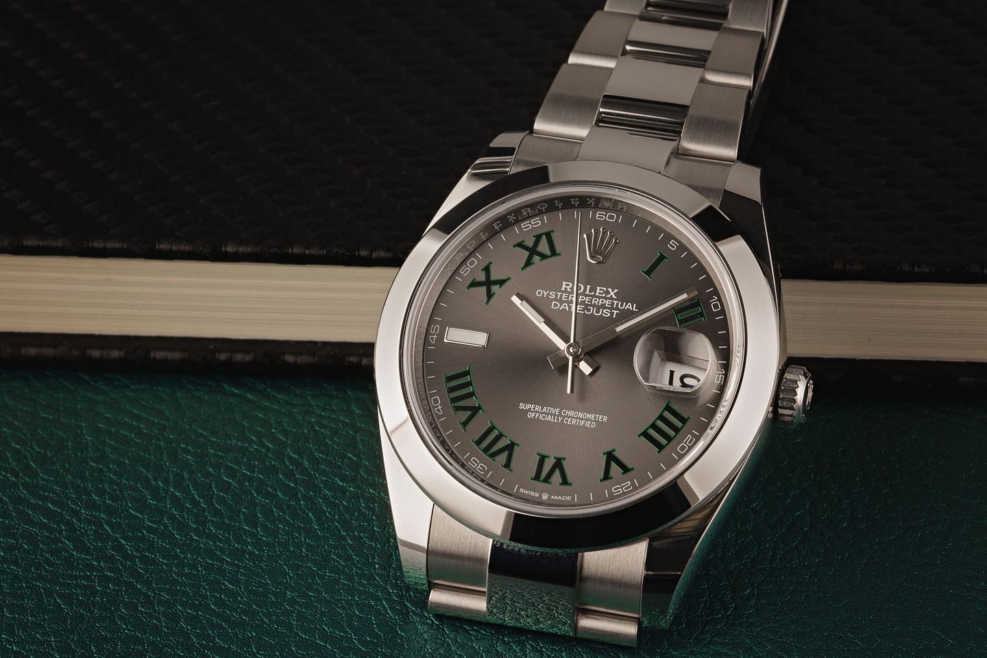 how to set date on rolex datejust