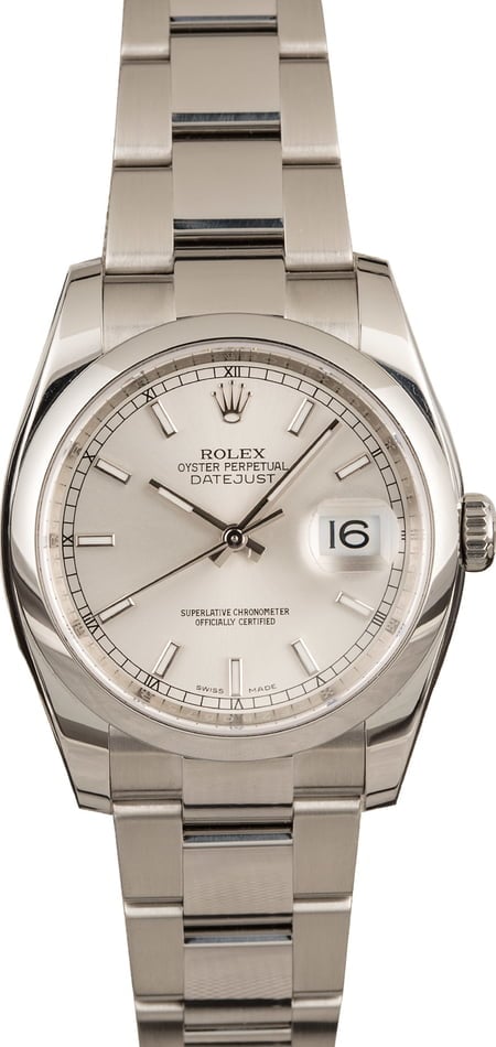 Mid-Size Rolex Watches - Rolex Datejust 116200