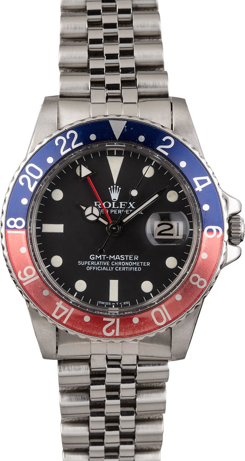 GMT-Master Rolex transitional references