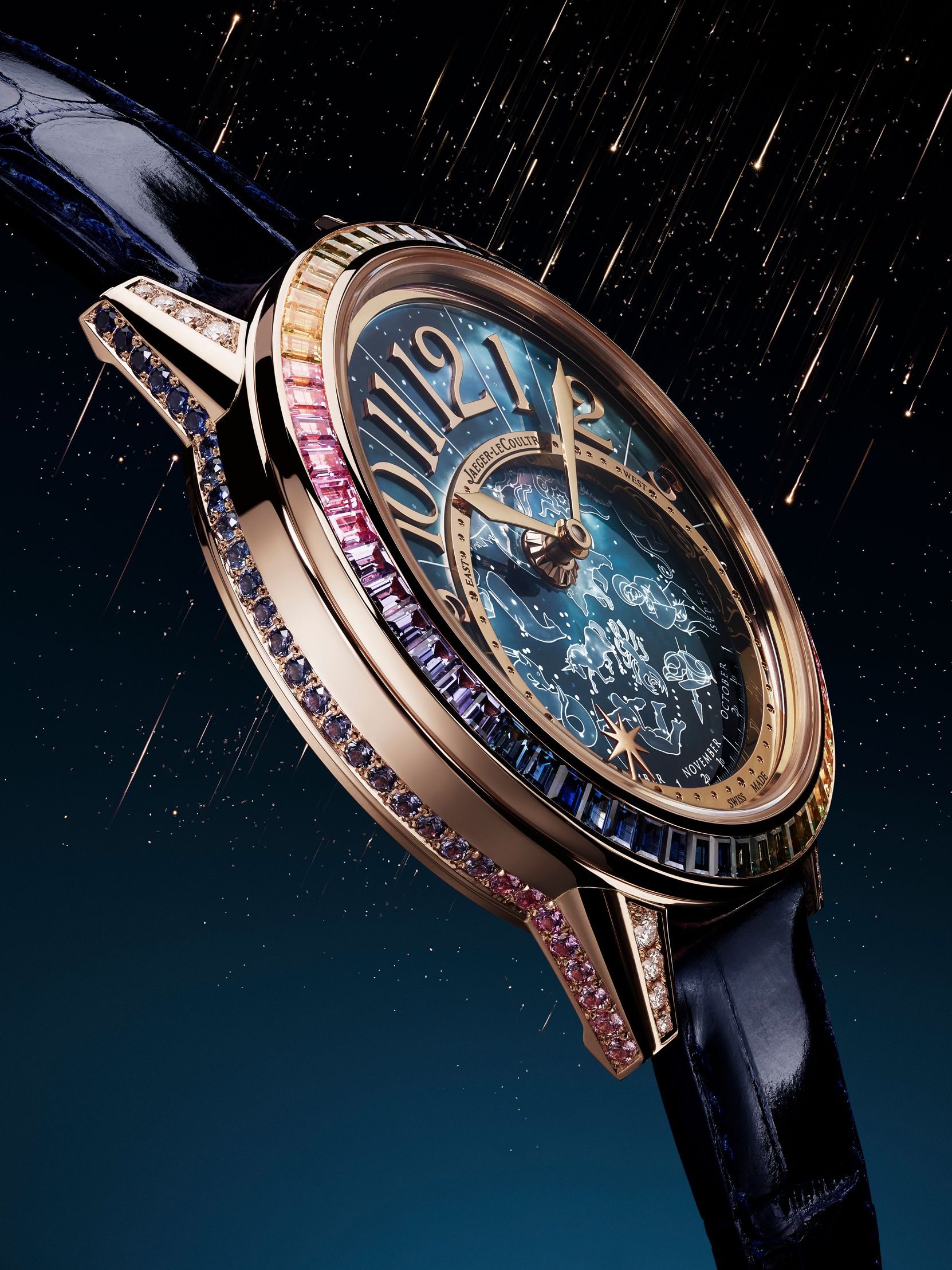 The New Jaeger-LeCoultre Rendez-Vous Celestial Watch Looks to Get in on the Rainbow Daytona Craze