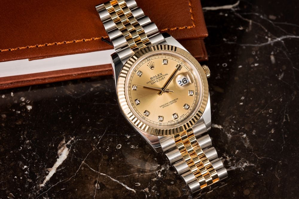 Used Rolex for Sale Shopping Tips Rolesor Two-Tone Datejust 41 Diamond Dial