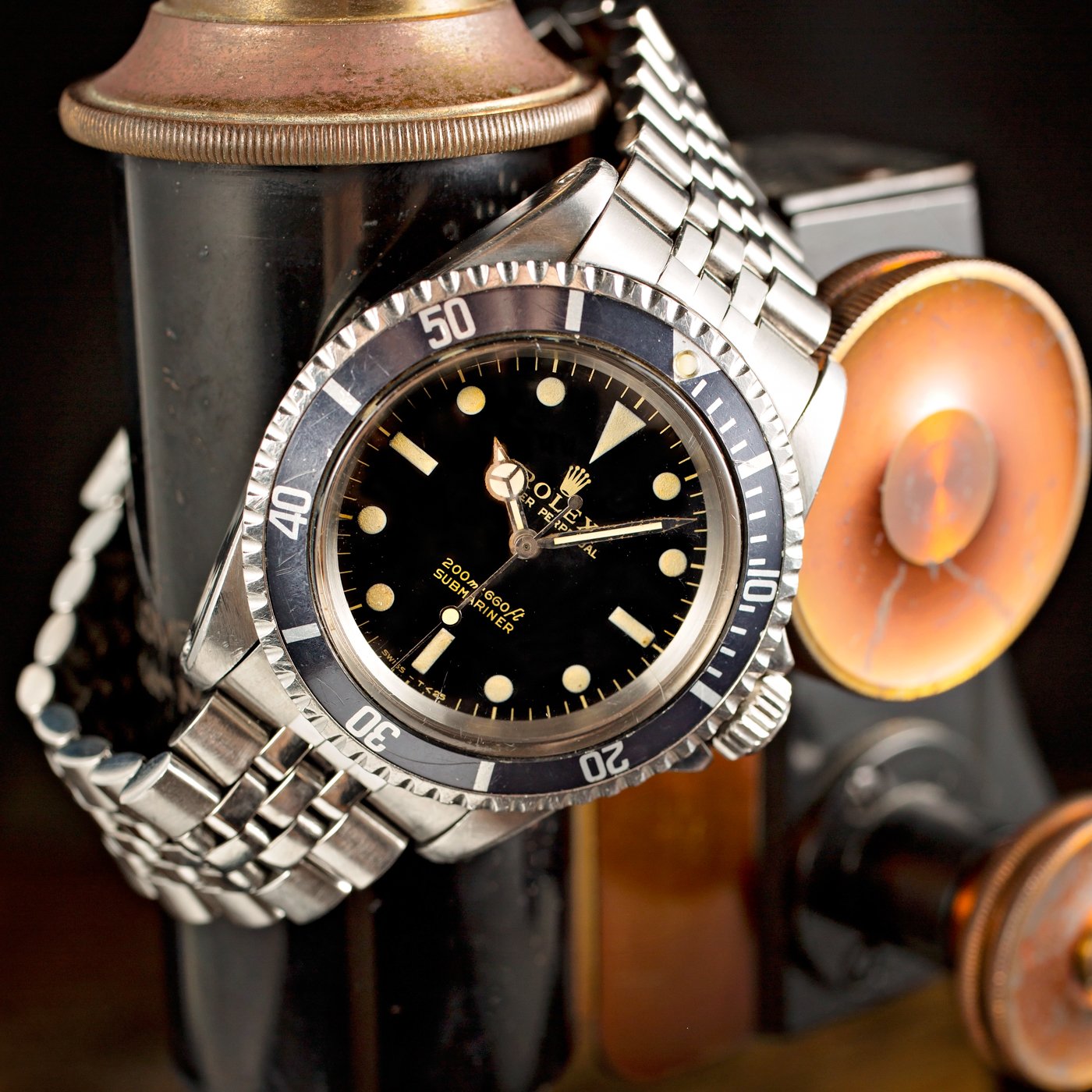 Vintage Rolex Submariner Black Dial