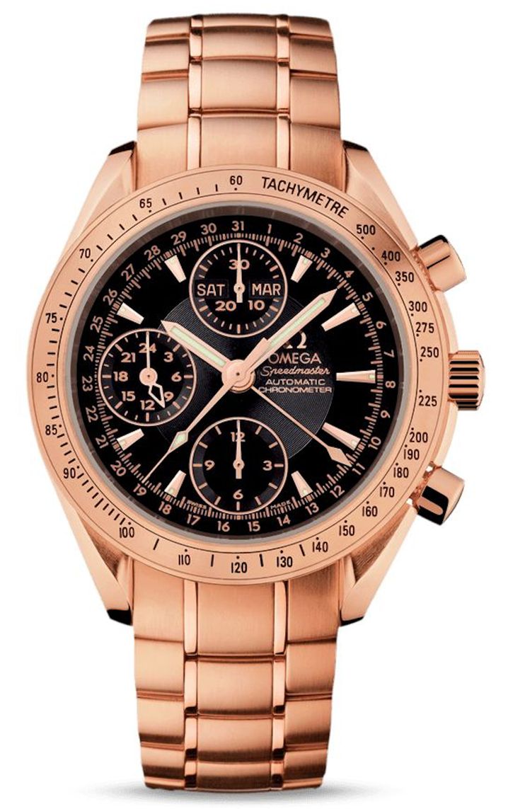 Omega Watches at the Golden Globes Speedmaster Automatic Triple Calendar Chronograph