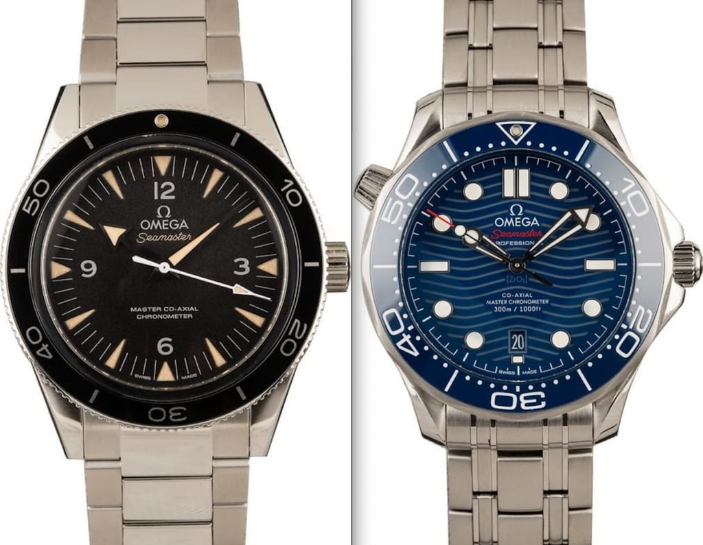 Omega Seamaster 300 Vs. Seamaster Diver 300m - Bob's Watches