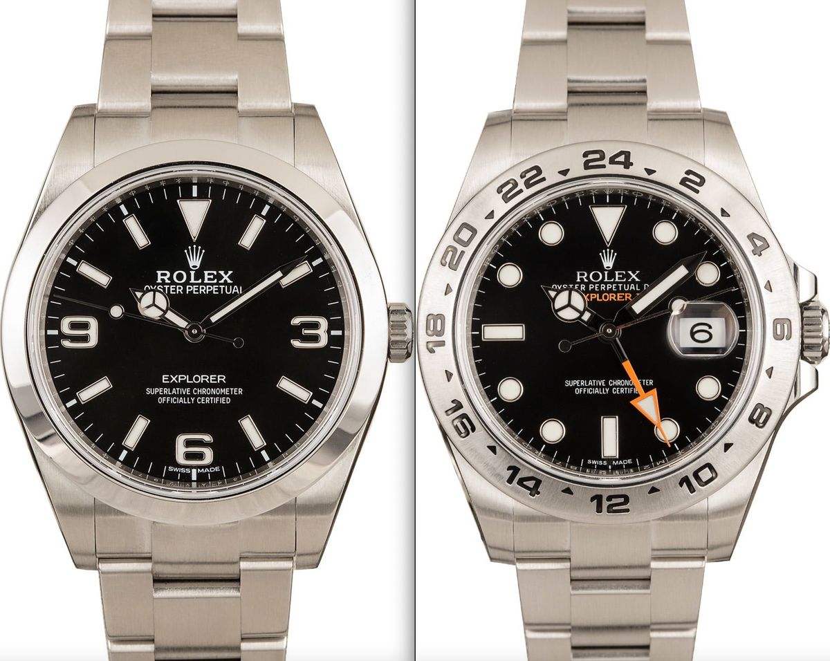 rolex explorer vs datejust 36mm