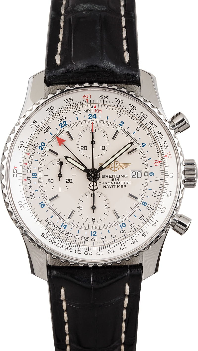 Breitling Watches Our Favorite Navitimer world Models A2432212