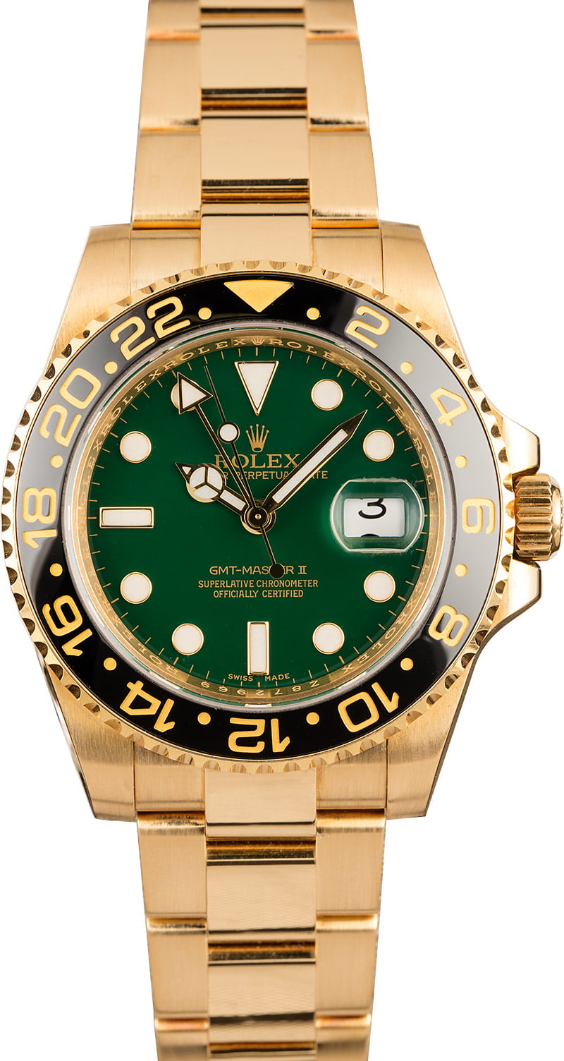 Favorite Colorful Rolex Watch Dials GMT-Master II 116718 Green Dial