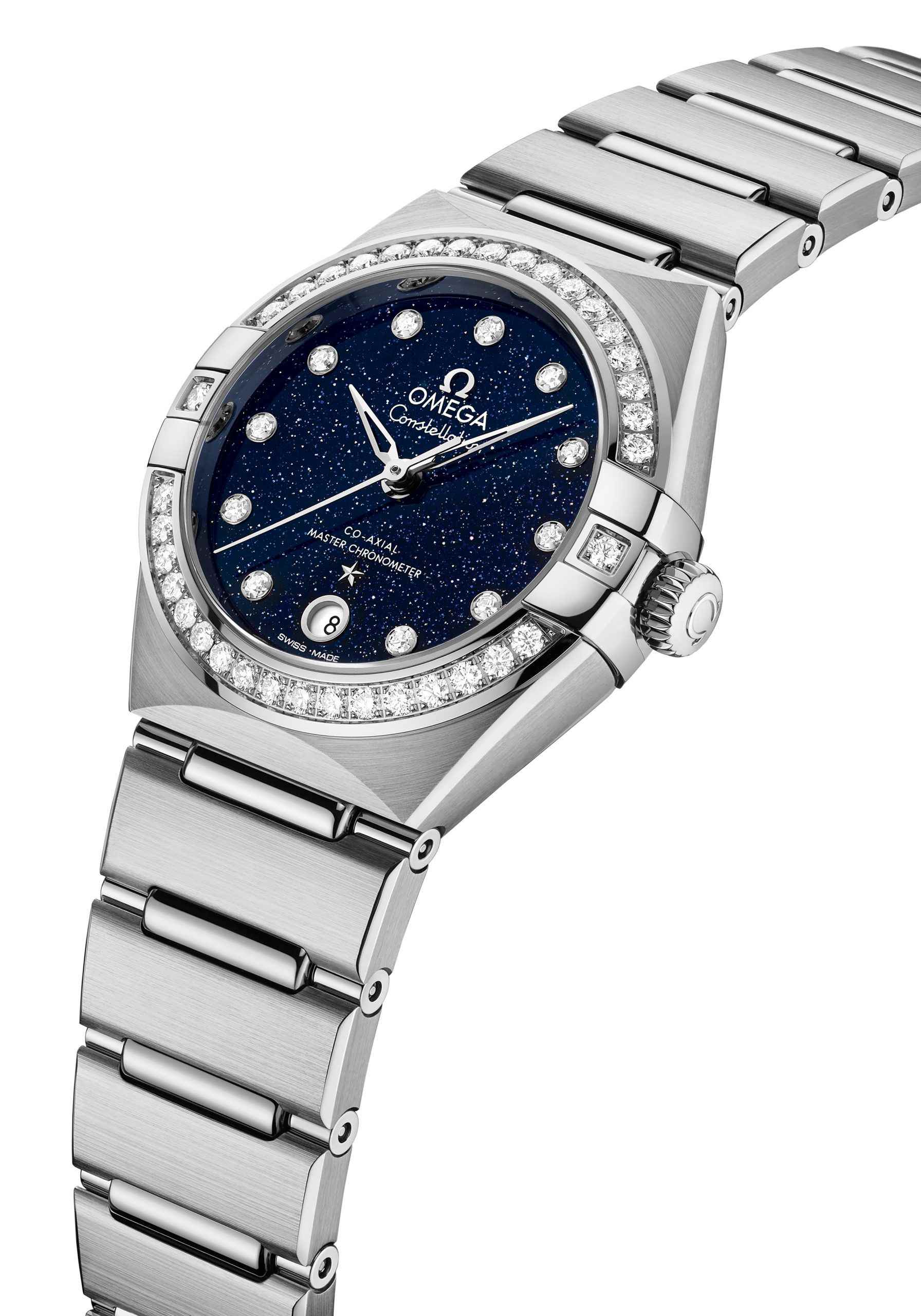 Omega Constellation Quartz Gold Diamonds Ladies Strap Watch  123.53.35.60.63.001 | eBay