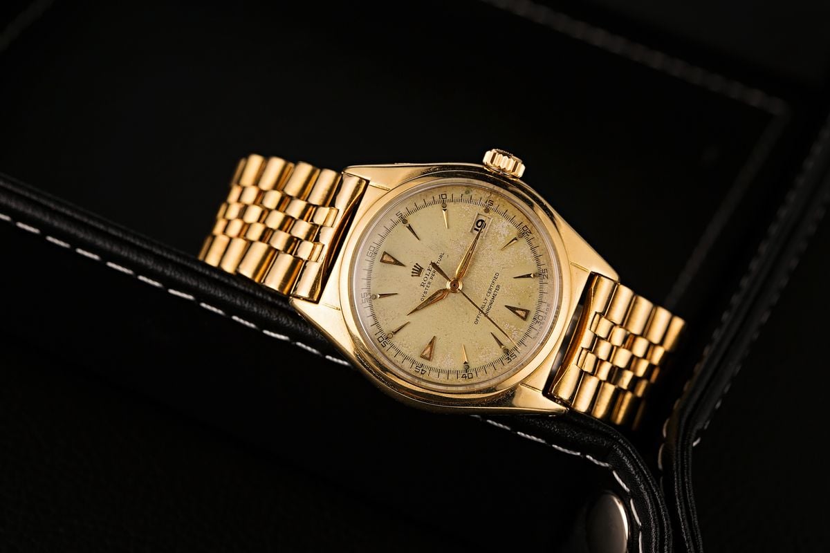 A 1949 Rolex Datejust 'Ovettone' Reference 5030 | Bob's Watches