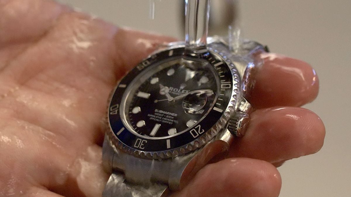 cleaning your rolex