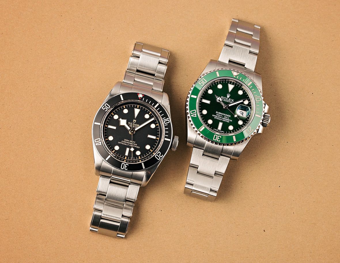 Tudor vs Rolex - Tudor Black Bay Watch and Rolex Submariner Watch