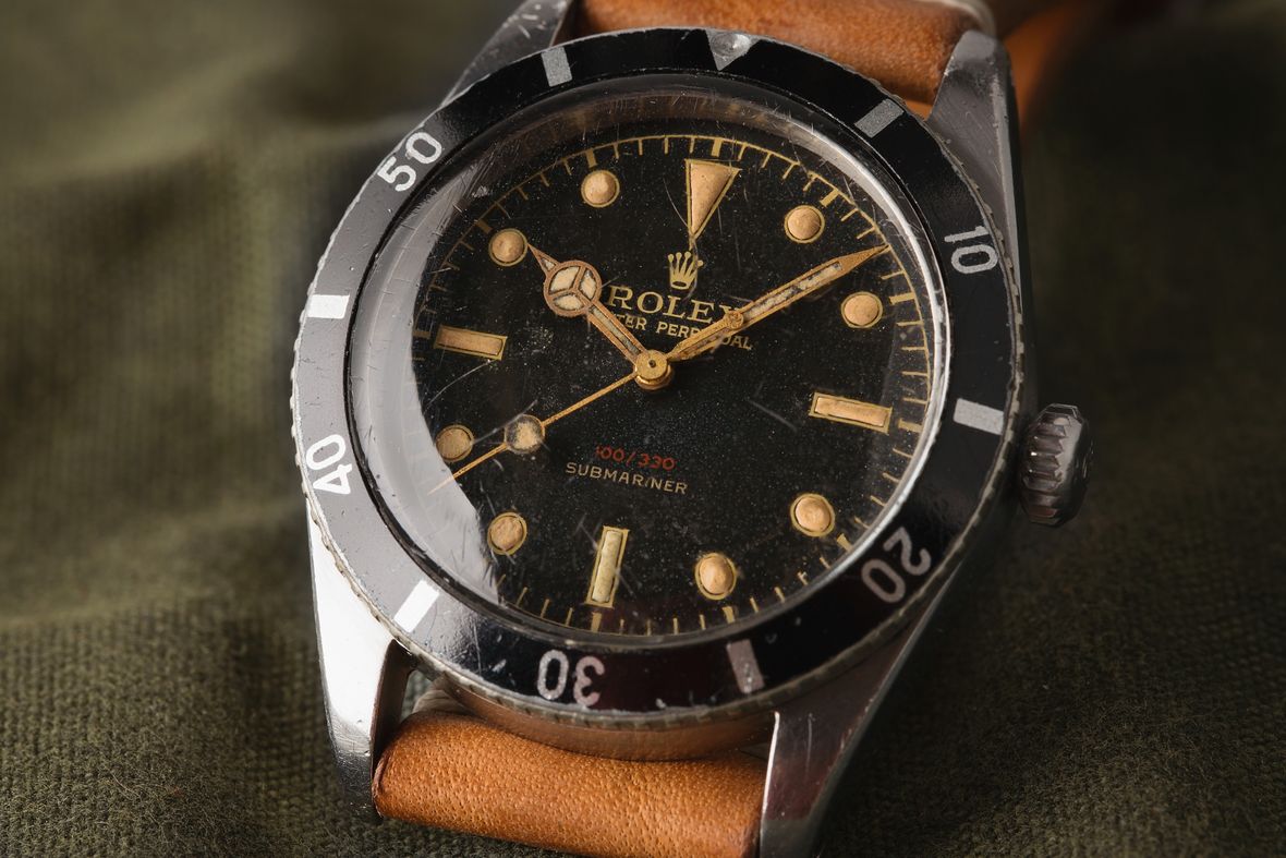 Vintage Rolex Submariner History 6536 Red Depth