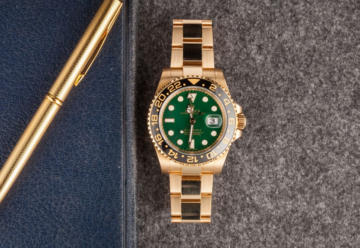 Green Rolex GMT-Master II 116718LN