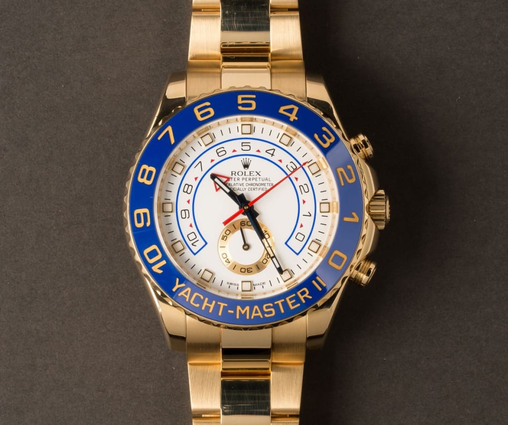 yacht master 2 dial meaning