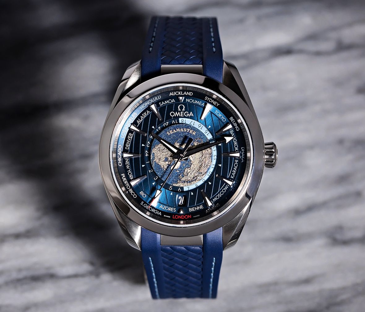 Omega Sports Watches Seamaster Aqua Terra GMT Worldtimer