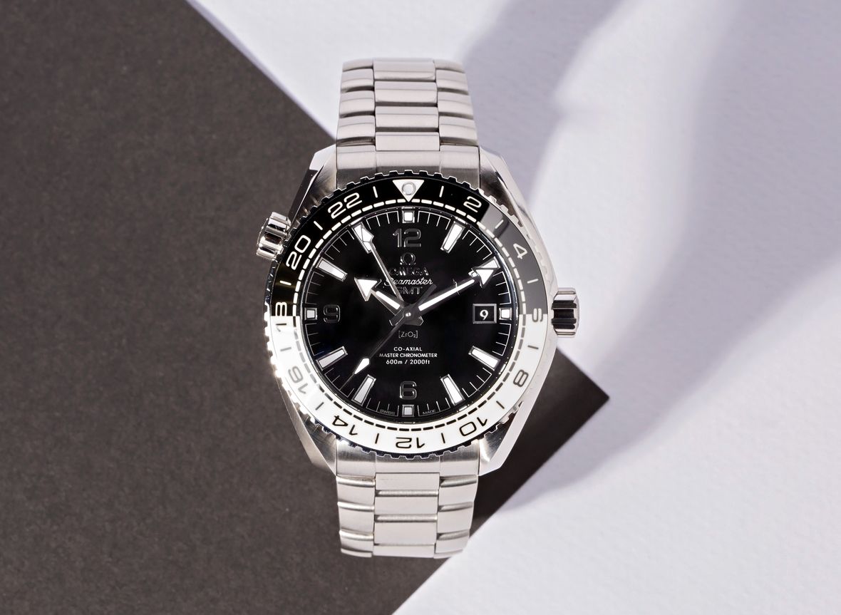Omega Planet Ocean 600M GMT Cookies and Cream