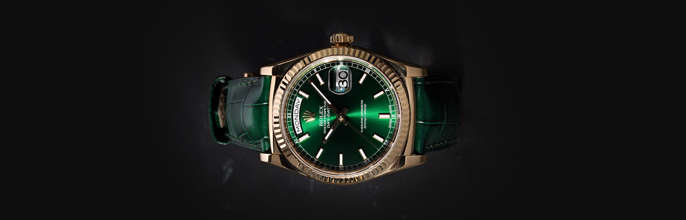 Rolex Submariner Green Case Wristwatches for sale