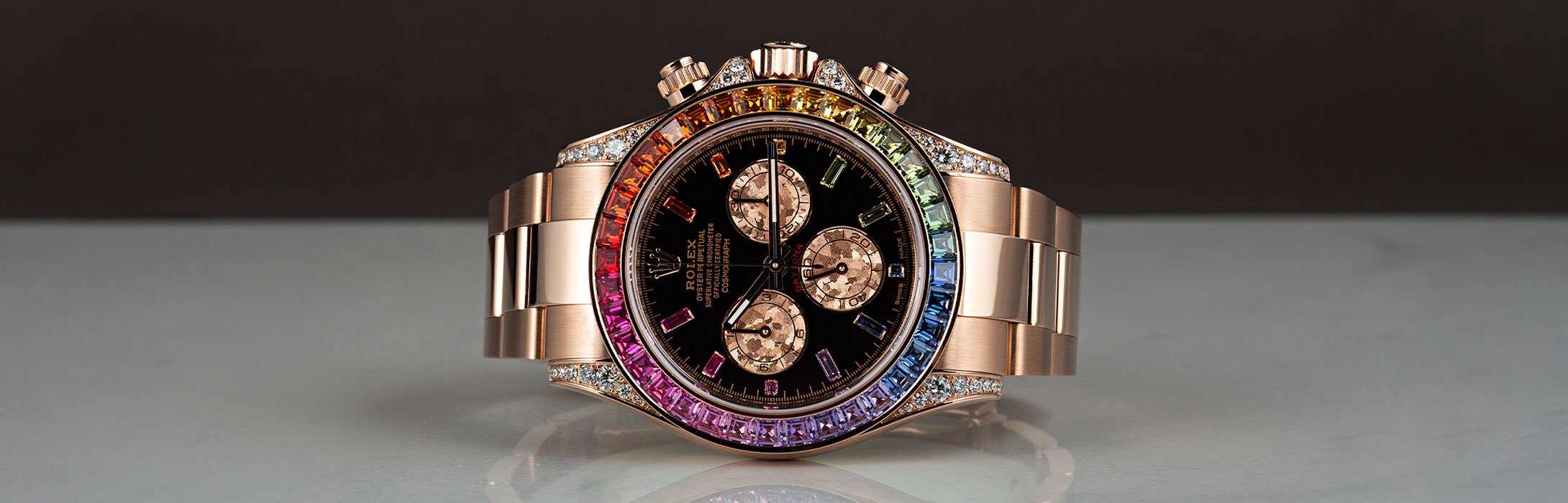 Rainbow rolex price best sale