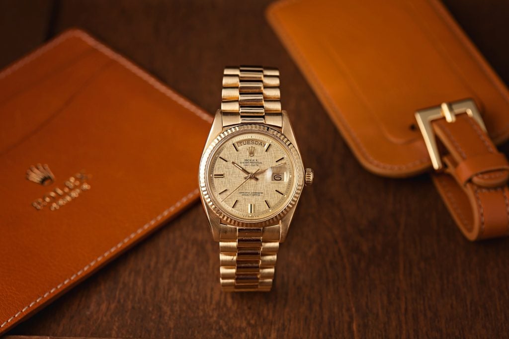 Vintage Rolex Day-Date 1803 President Yellow Gold