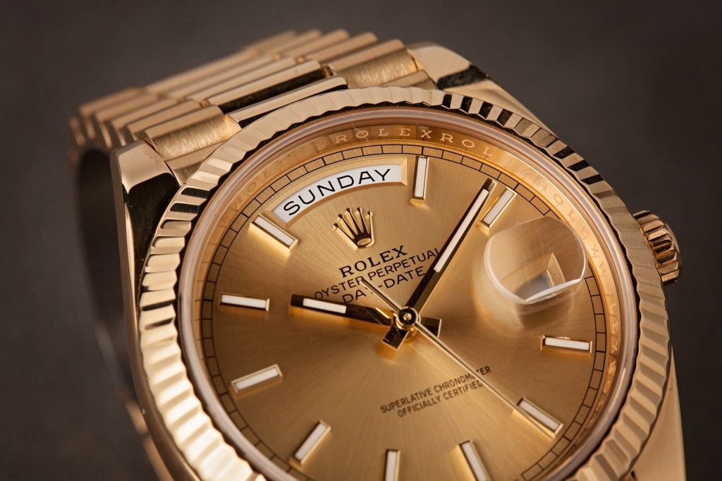 Rolex Presidential Day-Date Fluted Bezel