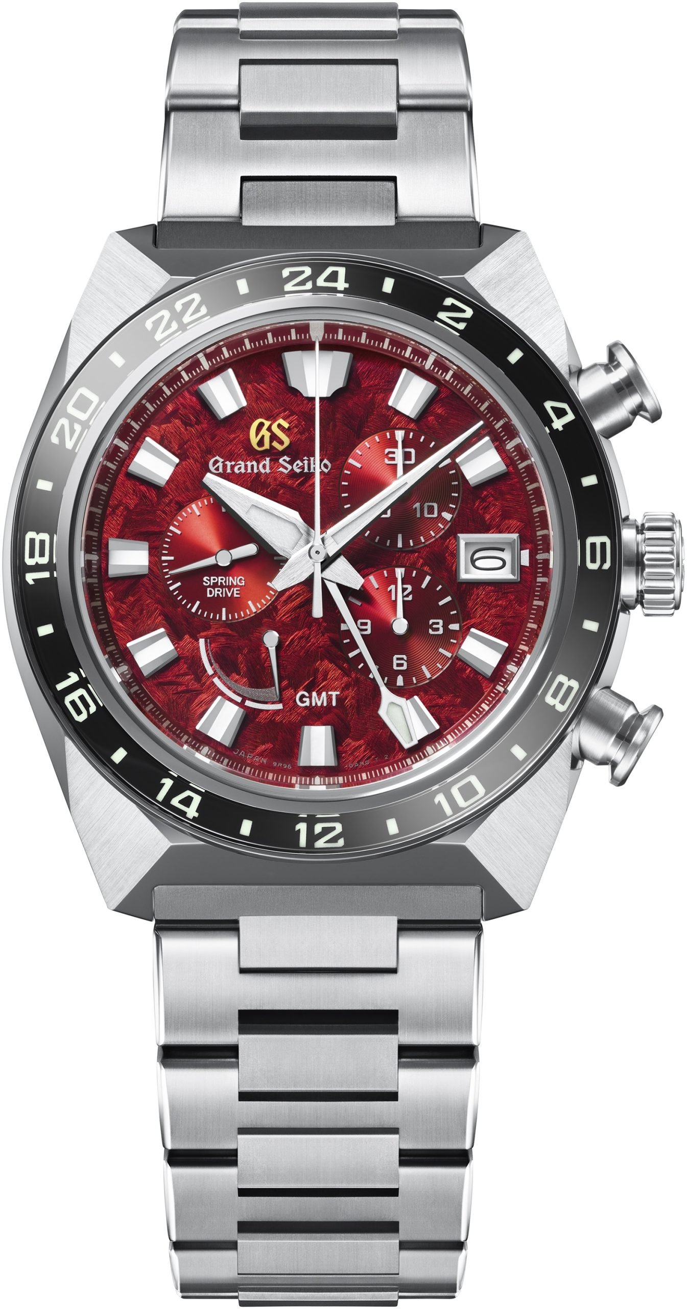 Red Grand Seiko GMT Watch