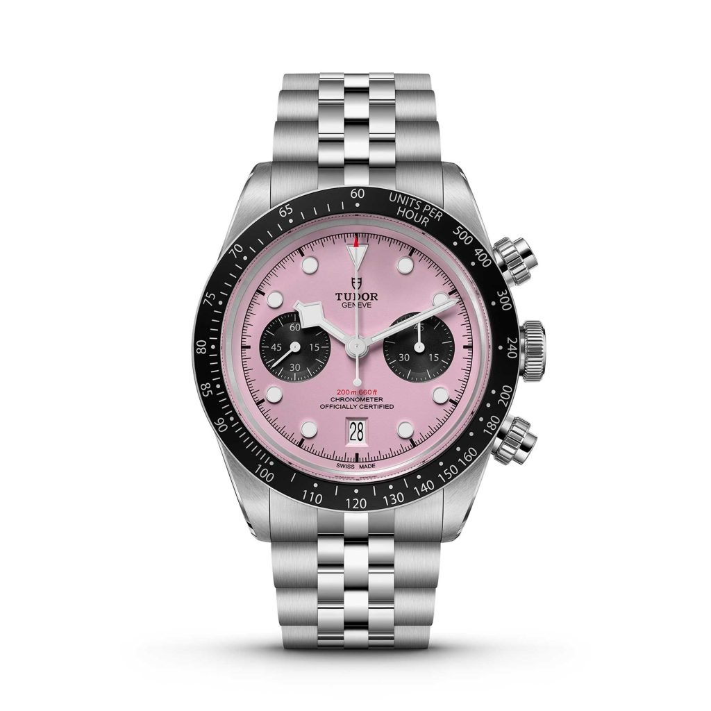 Pink Tudor Black Bay Chrono Watch