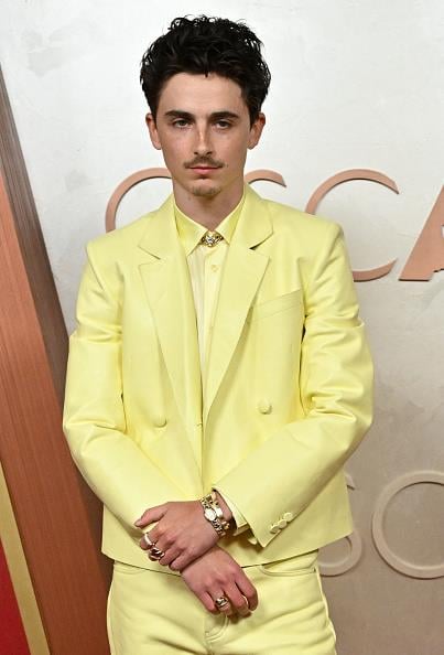 Timothee Chalamet Cartier Oscars