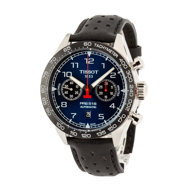 Tissot PRS 516 Automatic Chronograph Blue Dial