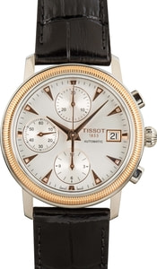 Tissot Bridgeport Chronograph Automatic Silver Diamond Dial