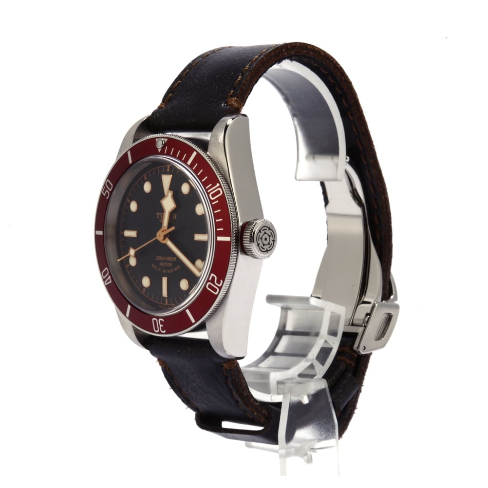 Pre-Owned Tudor Heritage Black Bay 79220R Leather Strap T