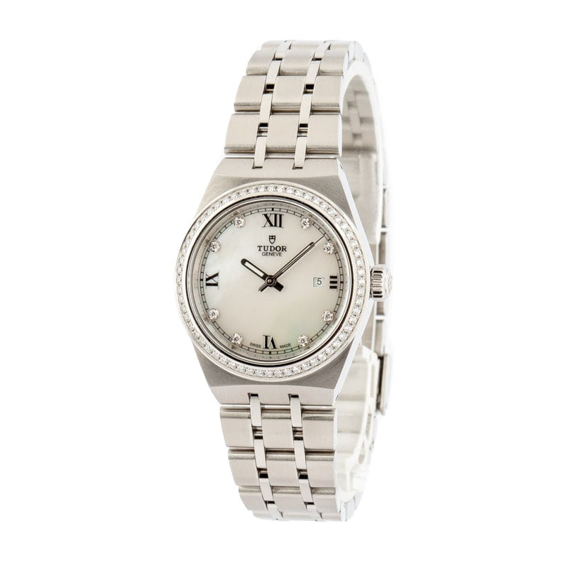 Tudor Royal 28320 Mother of Pearl Diamond Dial