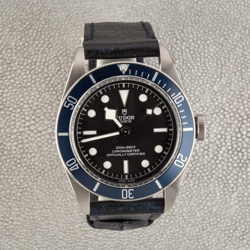 Tudor black outlet bay 79230