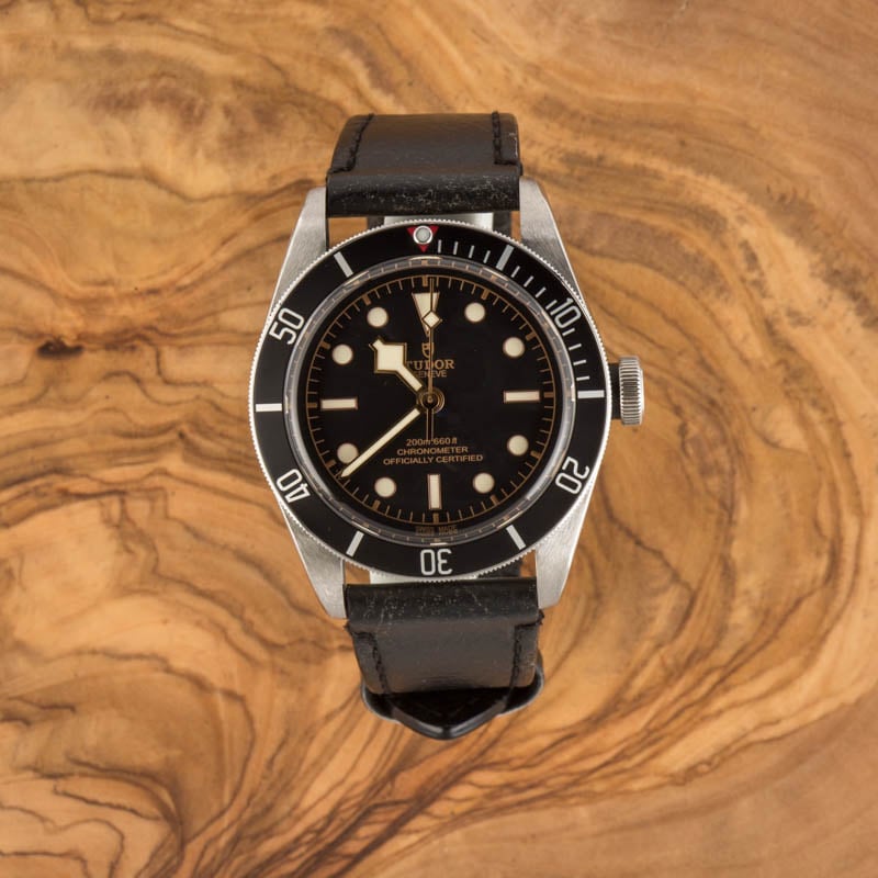 Tudor Heritage Black Bay 79230N Leather Strap