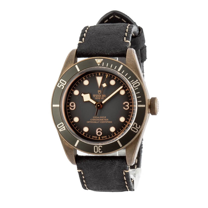 Tudor Heritage Black Bay Bronze 79250BA Leather Strap