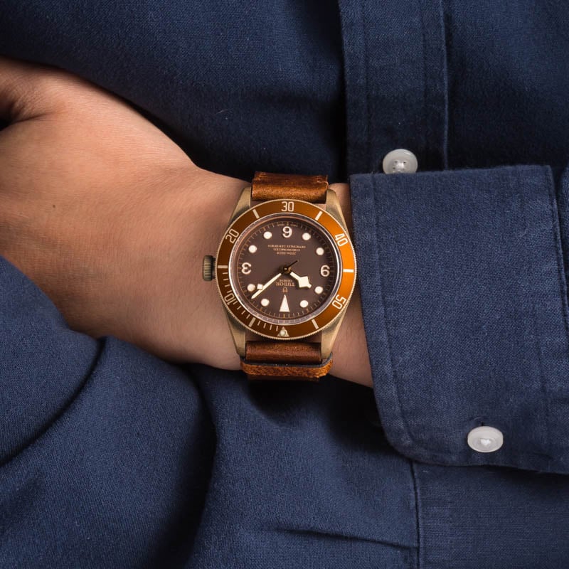 Tudor Heritage Black Bay 79250BM Brown Dial