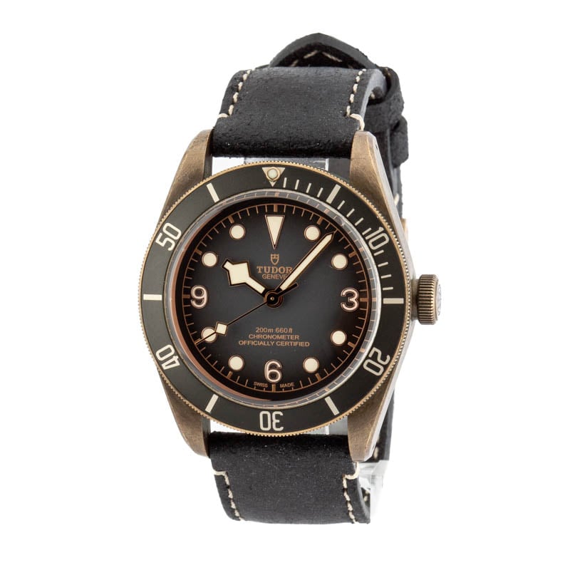 Tudor Heritage Black Bay Bronze 79250B Leather Strap